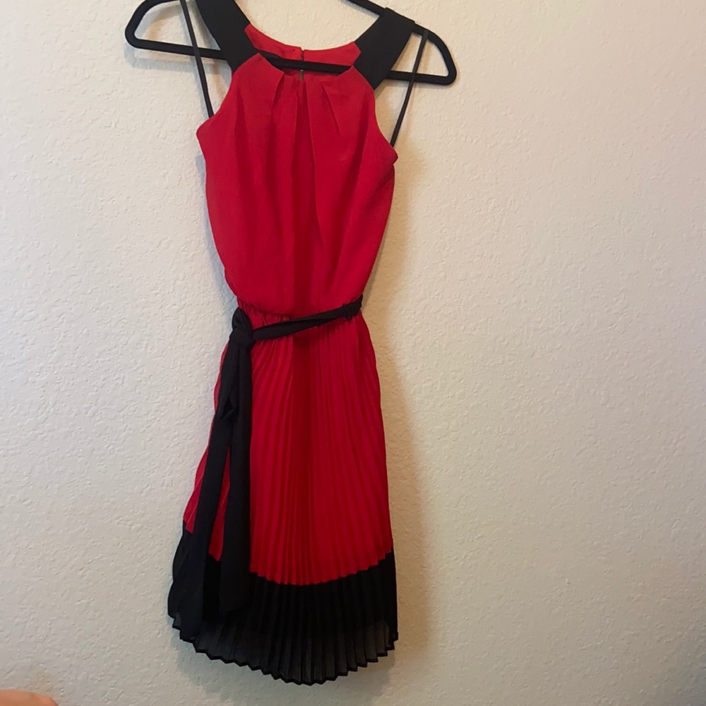 Black and Red Dress